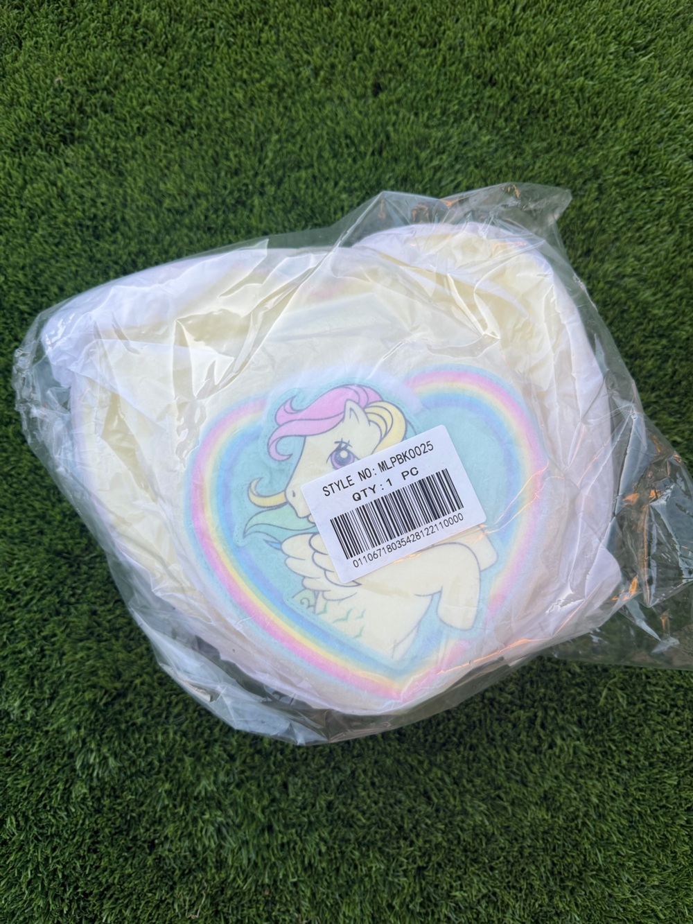 Loungefly My Little Pony Exclusive Sky Dancer Heart Shaped Figural Backpack - Picture 6 of 7